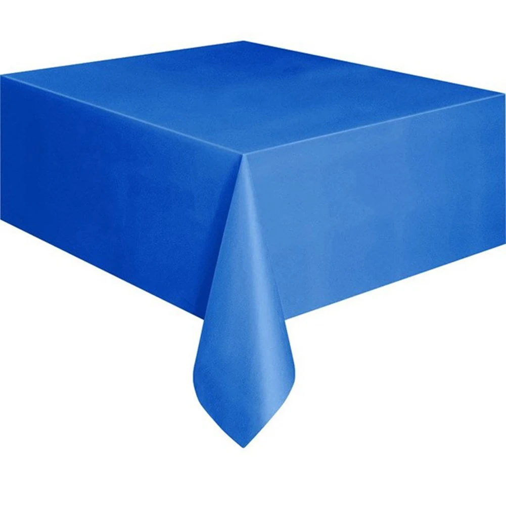 Manteles desechables impermeables, cubierta Rectangular para mesa de comedor, hogar, cocina, boda, fiesta, Picnic al aire libre, 137x274cm