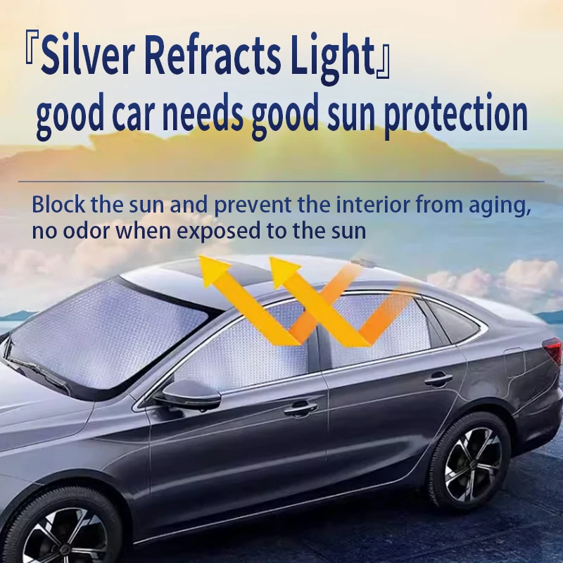 RSFIL Parasol De Coche Para Honda Vezel/XRV 2021, Coche Ventanas Laterales Parasol Solar Visera Protección Privacidad Protección Solar Transpirable Accesorios,1Pcs-Black