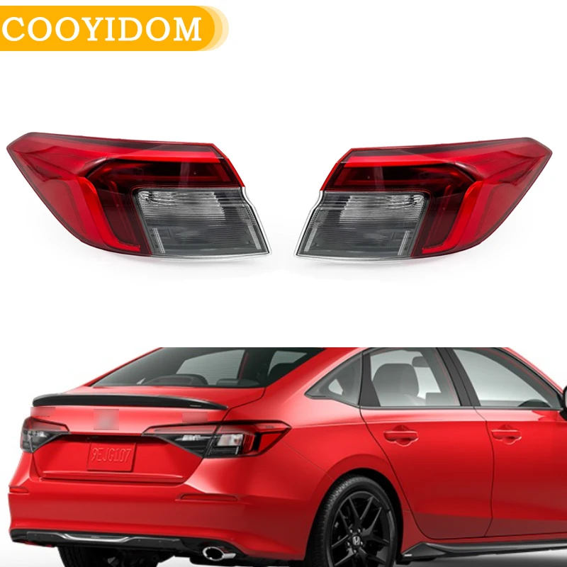 

Задний задний светильник для Honda Civic 2022 2023 11Th GEN седан Автомобильный светодиодный задний фонарь для вождения в сборе 33500-T20-A01 33550-T20-A01