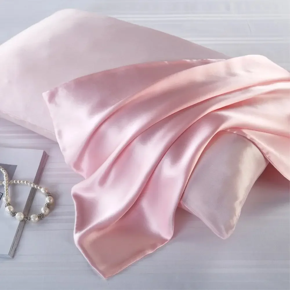 Ice Silk Pillowcase, Silk Genuine Silk Envelope, Pillowcase 48x74 Cm 2