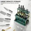 Kitchen Knife Holder Multi-Function Cutter and Cutlery Drainer Rack PP Space Saving Kitchen Utensil Organizer Rack New 2