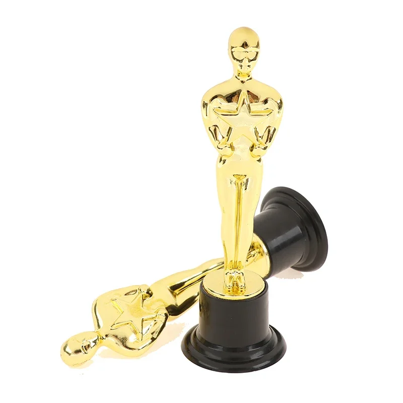 1-24PCS Model Oscar Statue Outdoor Toy Mini Trophy Children's Award Gift Reusable Baking Decoration Accessories Prop Toy Gift 5