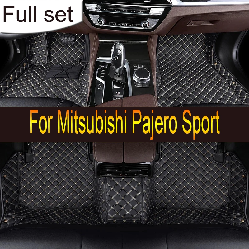 

Car Floor Mats For Mitsubishi Pajero Sport 2015 2014 2013 2012 2011 (5 seats) Interior Styling Auto Carpets Waterproof Rug Part