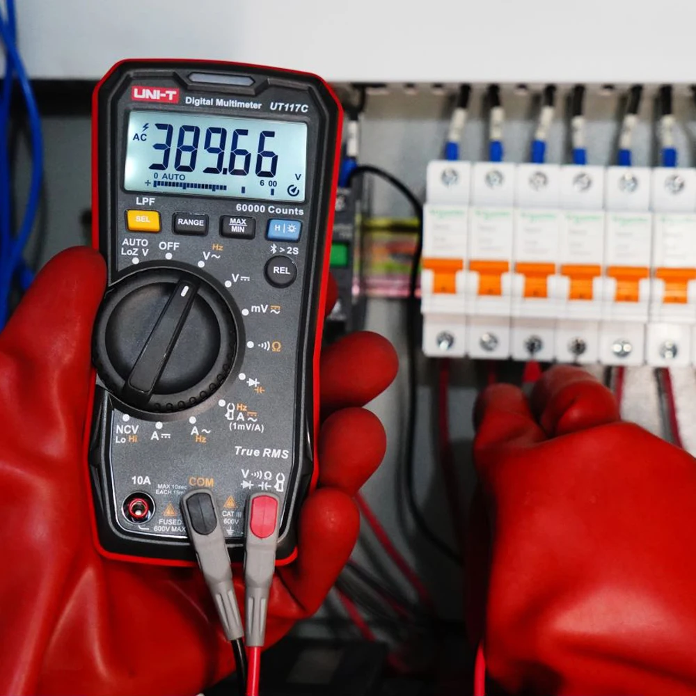 UNI-T UT117C Bluetooth Digital Multimeter 60000 Counts Professional MultimetroTrue RMS AC/DC Current Voltage Tester Auto-Range