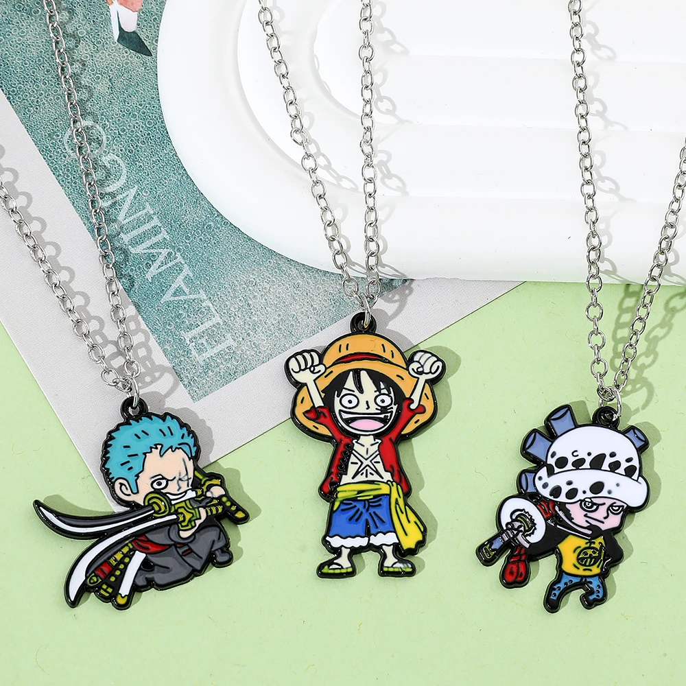 Classic Anime ONE PIECE Figure Pendant Necklace Monkey D. Luffy