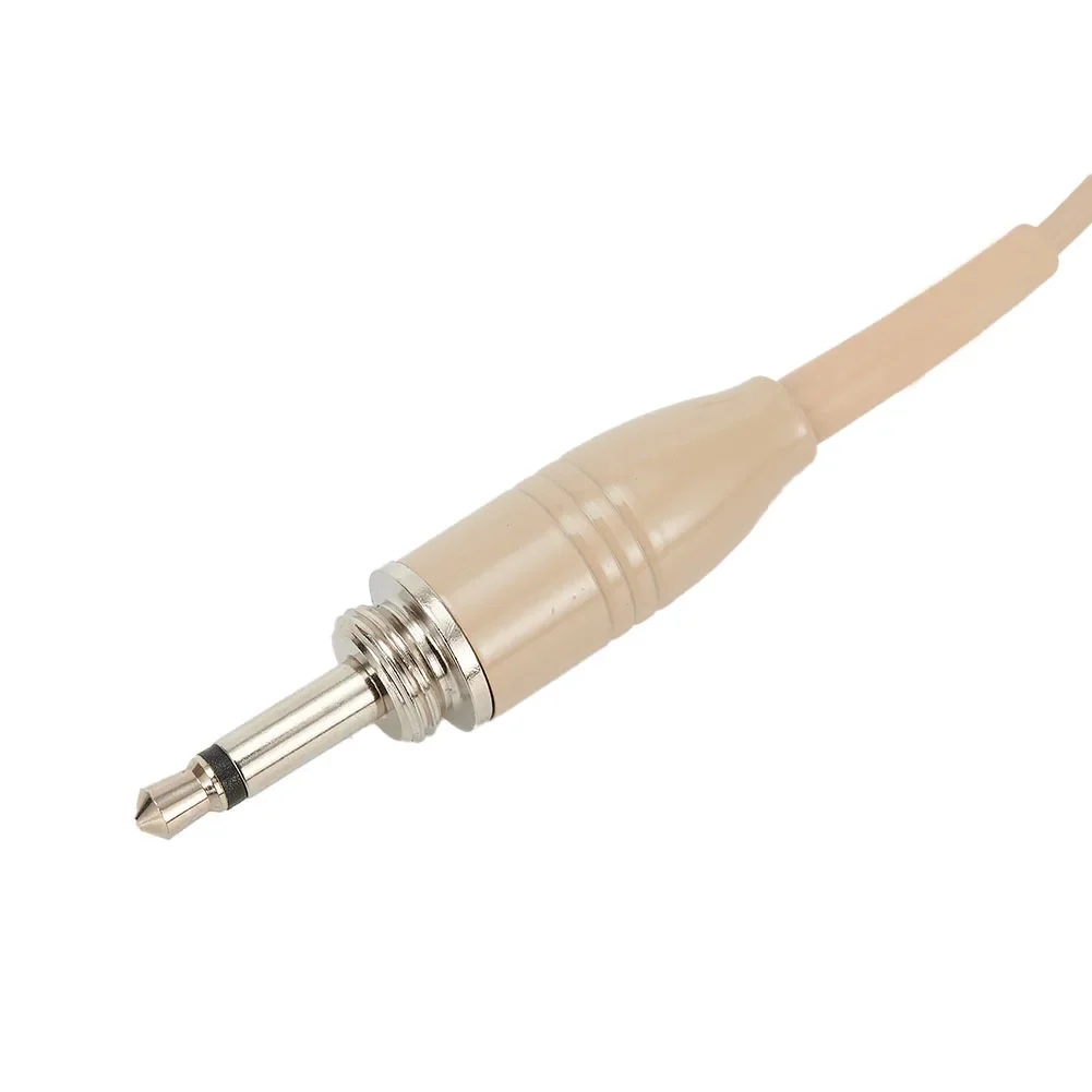 

Comfortable And Lightweight Beige Headset Microphone With Steel Ear-Hang And Ear Hooks 35mm/3 Pin/4 Pin XLR Connector