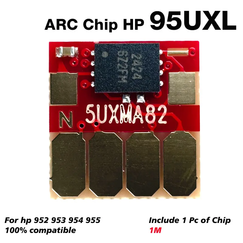Universal ARC Chip Cartridge for HP Printers - High-Capacity Refill CISS