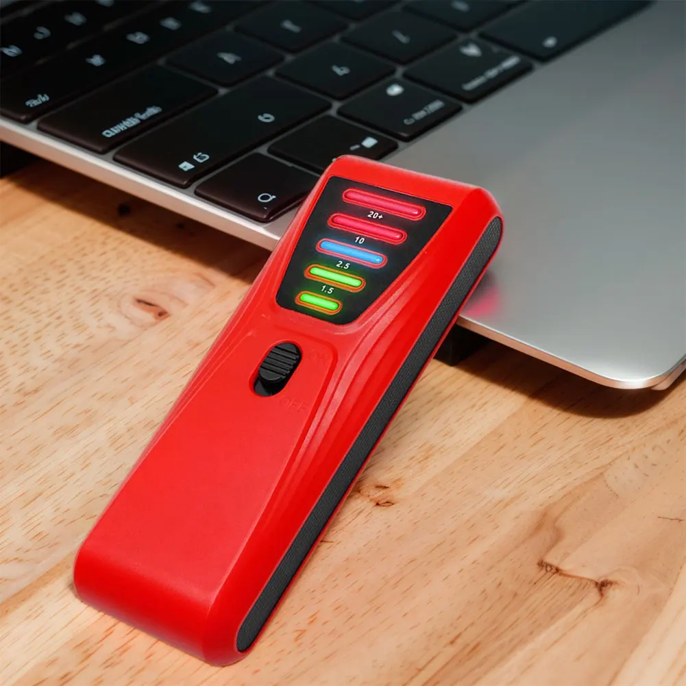 EMF 측정기 LED 조명 자기장 감지기가 있는 초자연 현상 조사 장비 산업 건설용 배터리 구동