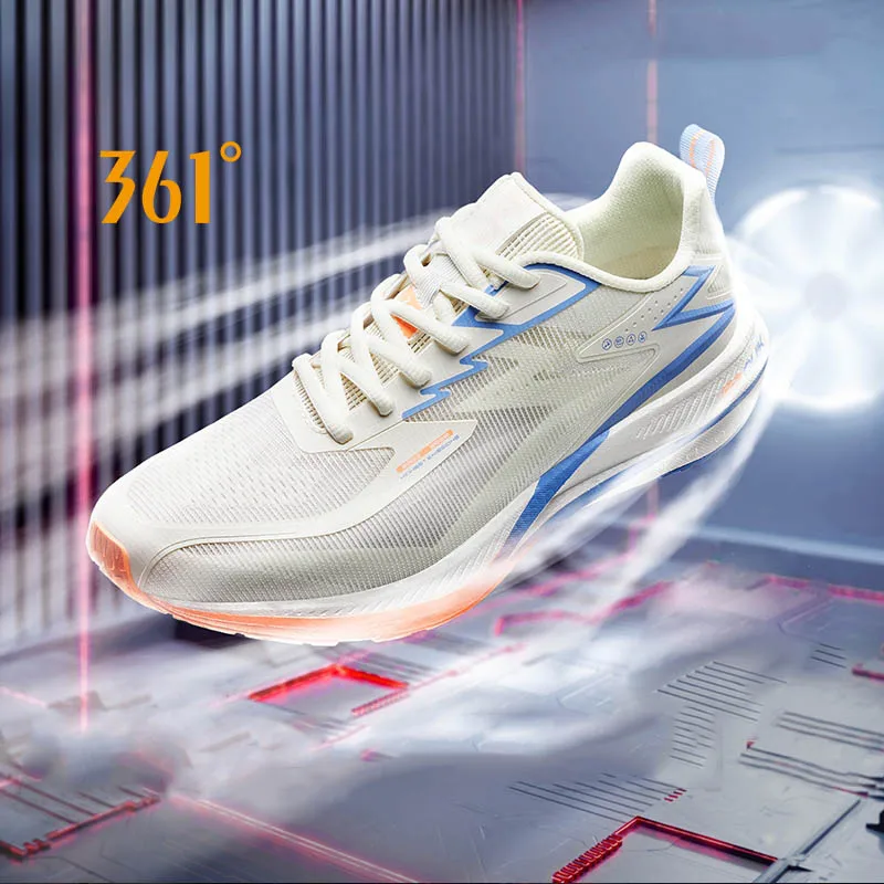 

361 Degrees Flame Team Men Running Shoes Racing Wear-Resistant Shock-Absorbing Cushioning Trendy Soft Sole Sneakers 672422202