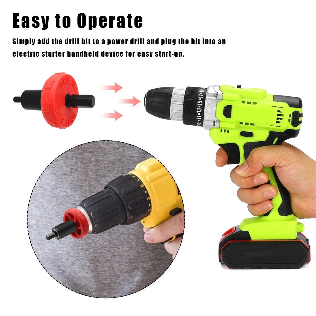 Easy Starter Bit For Trimmers universal Accessory Bit For Various Power Starter Drill Jump Lawn mower starter