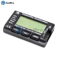 1-7S LED Digital Battery Capacity Checker LiPo LiFe Li-ion Nicd NiMH Battery Tester Voltage Meter Voltmeter Capacity Controller 1