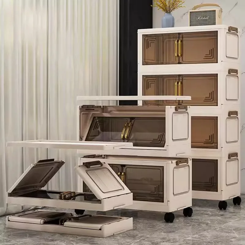 Folding Multifunction Storage Cabinet 4
