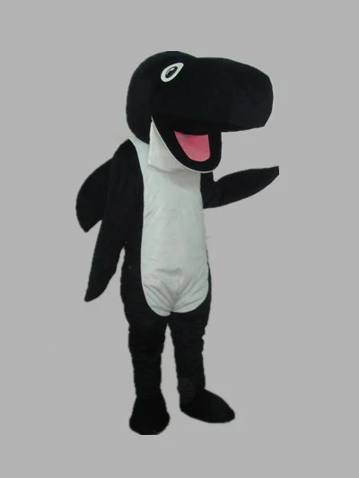 

New Adult Character Black Whale Mascot Costume Halloween Christmas Dress Full Body Props Outfit Mascot Costume