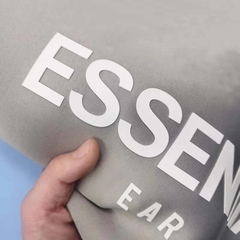 50개 3D 엠보싱 스티커 맞춤형 로고 열전사 비닐 라벨 의류용 다림질, 50개/묶..