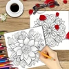 1pc Art Coloring Book 22 Page Coloring Books Gift For Birthday Party Relieve Stress Kill Time Graffiti Painting Drawing Art Book 6