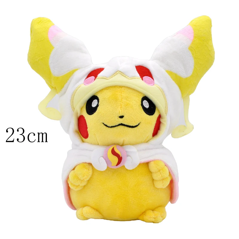 Cosplay Pikachu Pokemon Plush Cos Eevee Charizard Snorlax Garchomp Tyranitar Hydreigon Ampharos Stuffed Doll Toy For Kid Gift