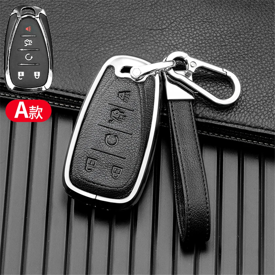 Custodia per chiave auto per Chevrolet Cruze Spark Sonic Camaro Volt Bolt Trax Malibu Captiva Lacetti Aveo 2 3 4 5 Button - S359c446b100a43ac8f1a687d3882c52fM