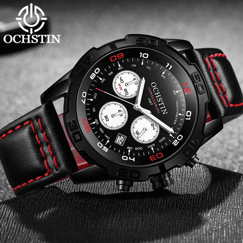OCHSTIN 2024 hot models innovative nylon series fashionable hundred men's quartz watch multifunction quartz movement watch