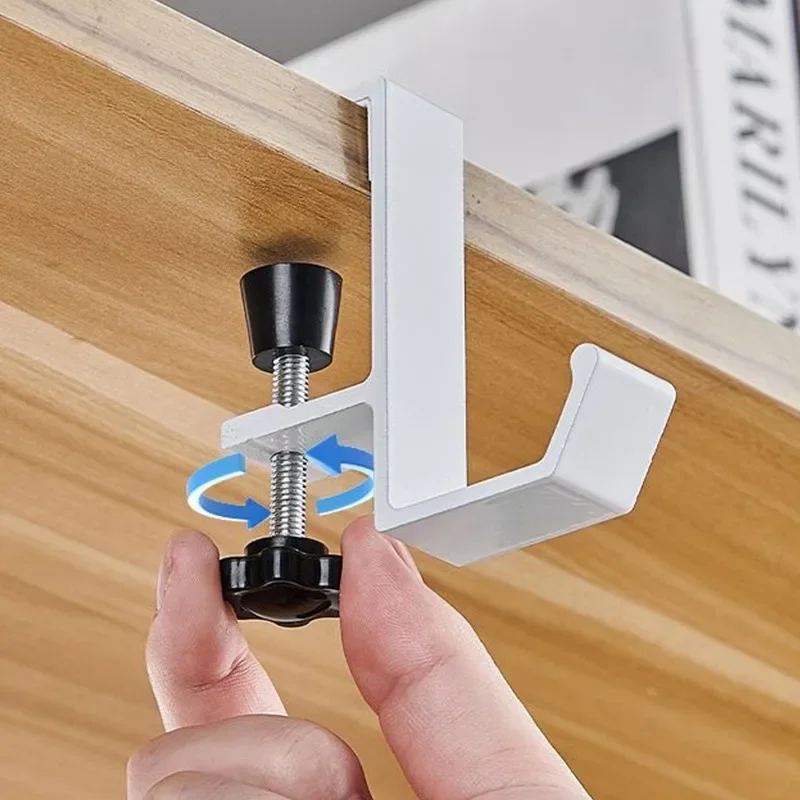 Description Picture 4 of itemBag Holder for Table Key Holder Punch-free Table Hook Wall Hanging Rack Multipurpose Holder for Coat Bathroom Hanging organizers