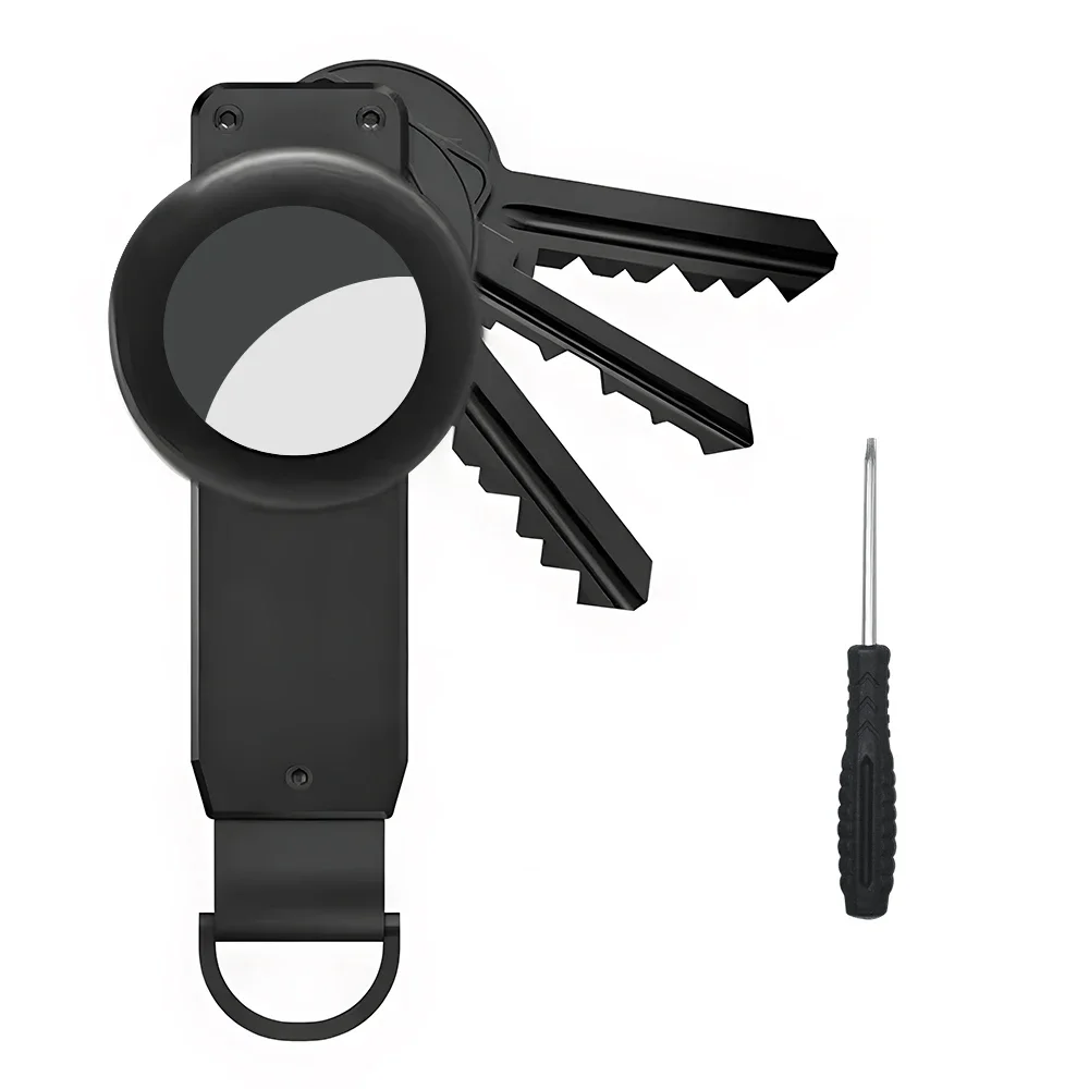 Key Holder Keychain for Apple Airtag Key holder aluminum alloy keychain compatible with Apple Airtag