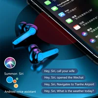 M19 headset TWS Earphone Intelligente Touch Control Wireless Bluetooth-compatible Headphones Waterproof LED Display With Mic 2