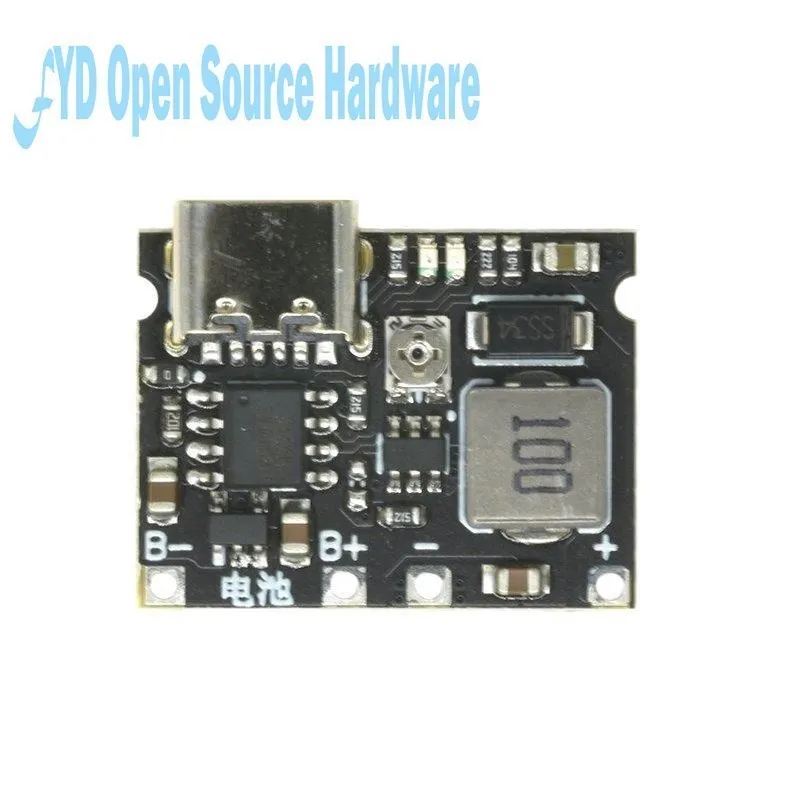 DC-DC Step Up Boost Module 3.7V To 9V 5V 2A 18650 Lithium Battery Charging Discharging Board Type-C DC Booster Converter Module