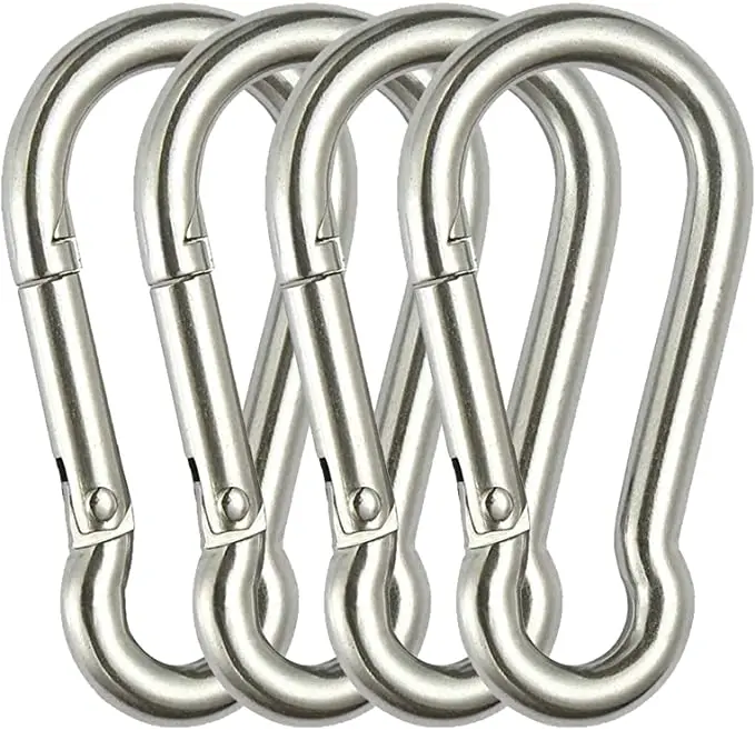 Mousqueton S Mousquetons Cœur Et S - Lot De 10 Pièces - Alliage Aluminium/zinc - Porte-clés, Camping, Randonnée Mousquetons Forme Coeur S