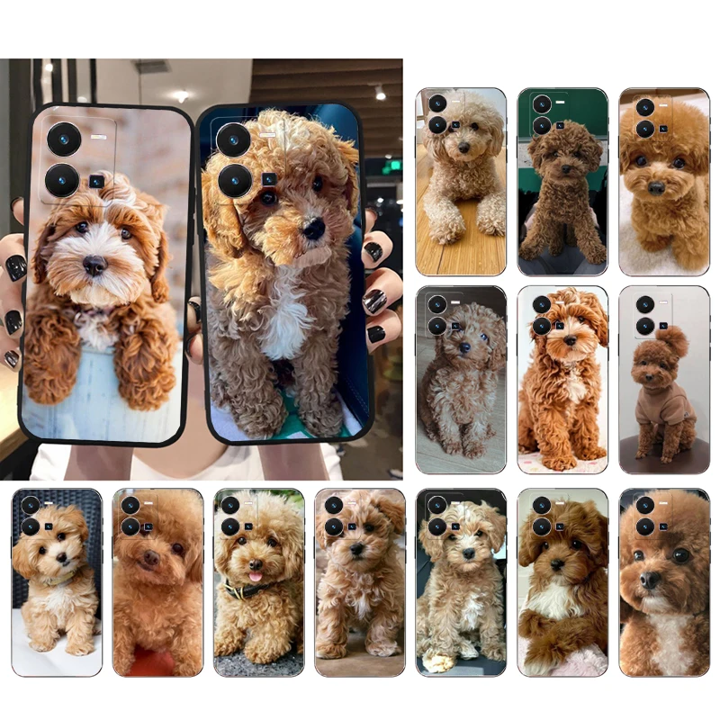

Teddy Dog Phone Case For VIVO Y31 Y21 Y77 Y76 Y35 Y55 Y53S Y15S V21 V21E V20SE X50 X60 X70 Pro Plus Shell
