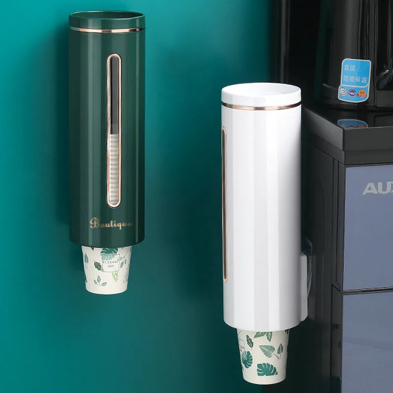 1pcsPaperCupsDispenserDisposableWaterHolderWallMounted