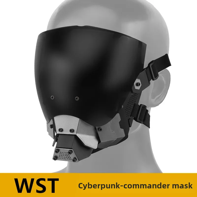 Cyberpunk Mask Science Fiction Functional Mechanical COS Role-playing Mask Full Face Technology Sense
