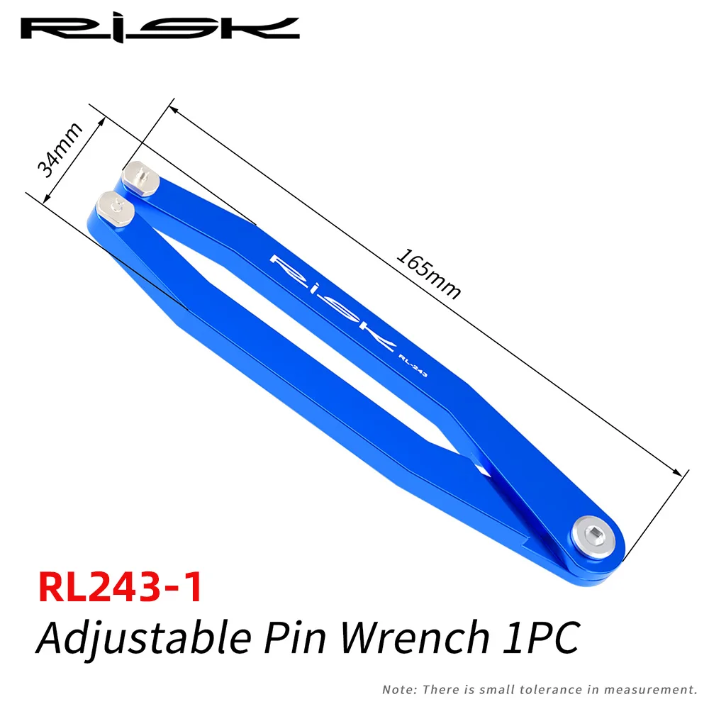 Risk Bike Crank Arms Cap Pin Wrench Adjustable Tool Bicycle Hub