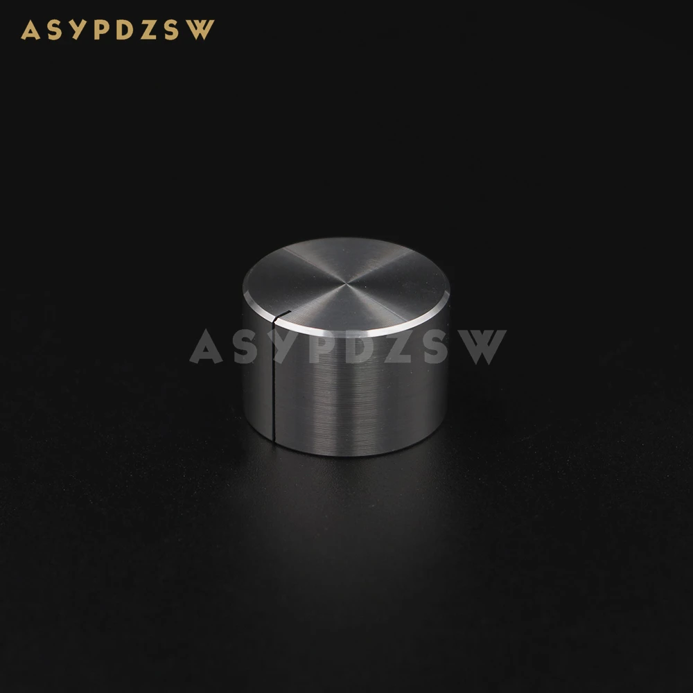 

1 PCS 22*15mm Amplifier Volume potentiometer Aluminum knob High gloss Silver/ Golden (Optional)