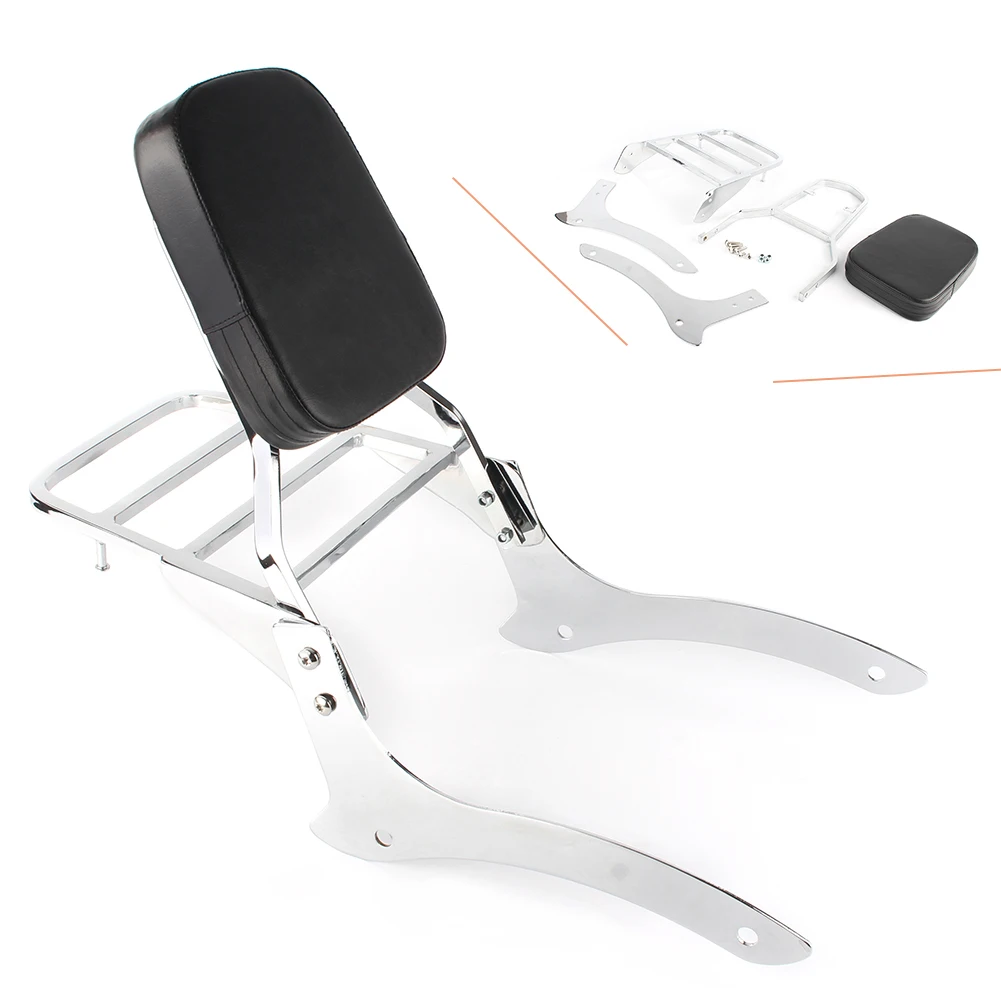 

Motorcycle Backrest Sissy Bar Luggage Rack For Yamaha Vstar XVS 1100 Classic /Dragstar XVS 1100 Classic 2000-2008 2009 2010 2011