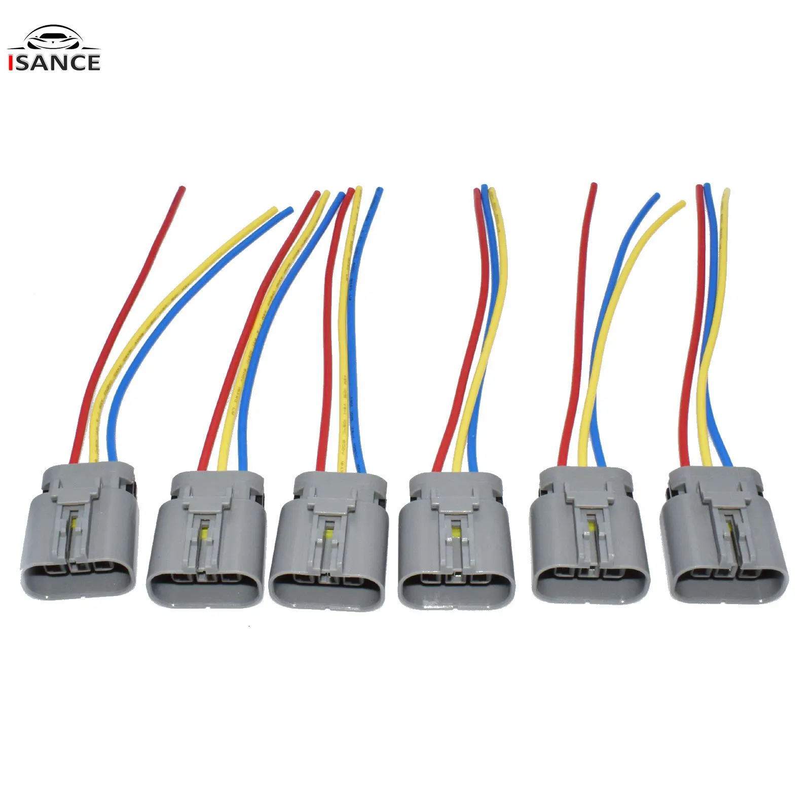 Ignition Coil Connector Kit 3 Pin Way Ignition Coil Pack Wiring Connector Pigtail for Nissan 300zx z32 Infiniti CI-IGN300