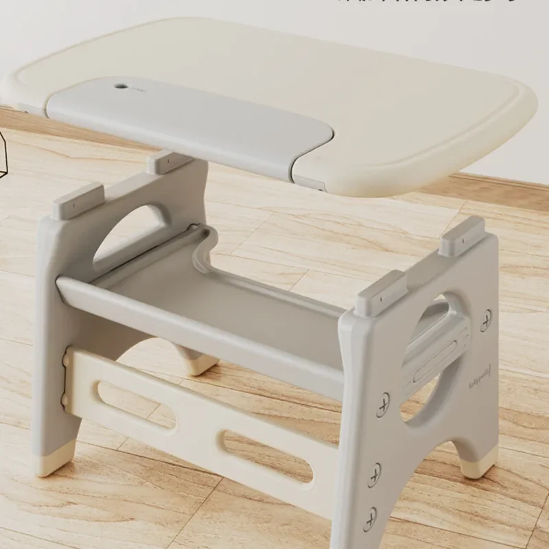 Children's Table With Chairs Early Education Room Desks Flip Small Desk Upright Sitting Children's Table Double Structure