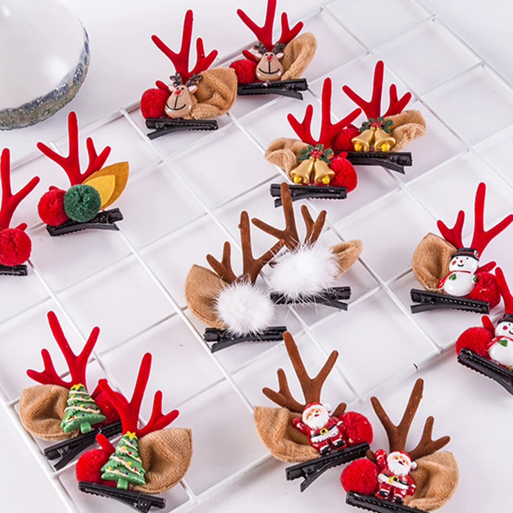 

Trendsetting Accessory Easy To Christmas Hair Clip Christmas Hairpin Available In Multiple Colors