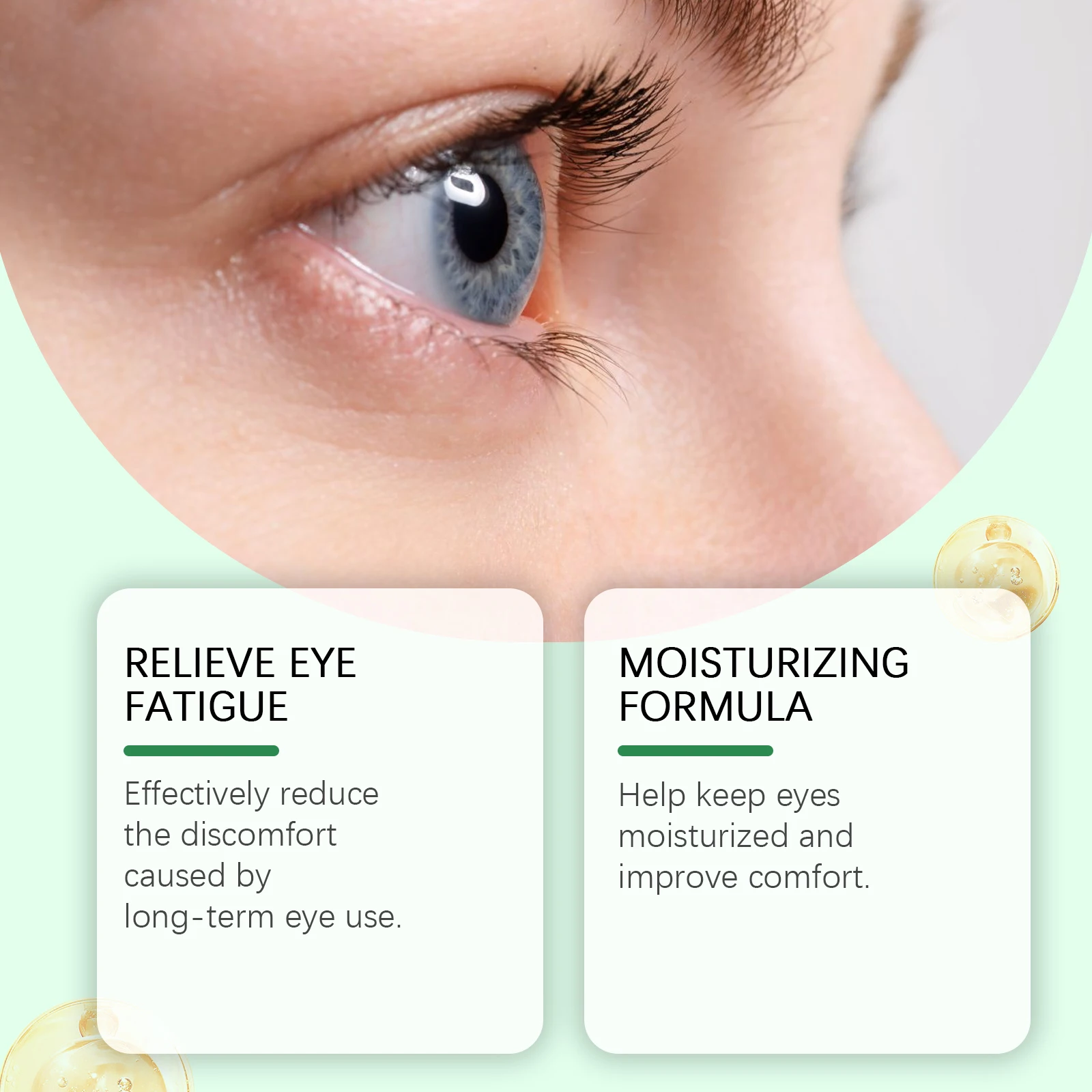 Eye Care Eye Drops for Relieving Eye Fatigue, Effectively Reducing Discomfort from Prolonged Use, Moisturizing Eye Drops - 3