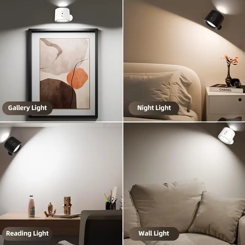 Rechargeable Double Head Wall Light 6