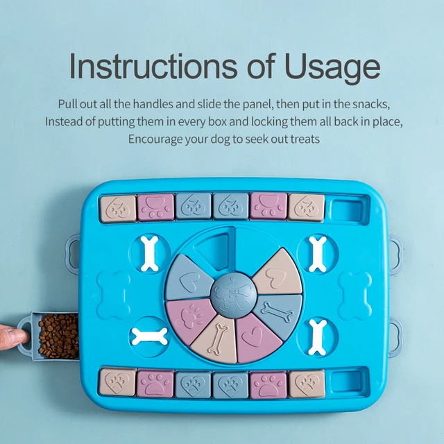 Gamelle chien Bol à manger lent pour chien et chat, jouet interactif – Image 5
