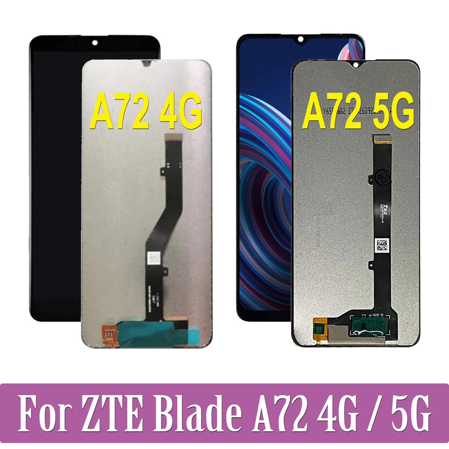 

Original For ZTE Blade A72 4G 5G A7040 7540N LCD Display Touch Screen Digitizer Assembly For ZTE Yuanhang 30 Voyage 30 LCD