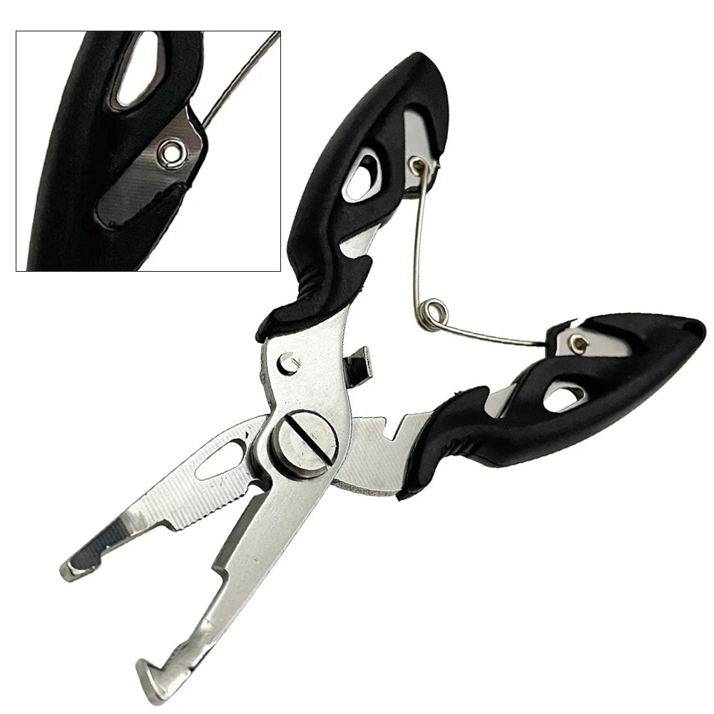 Fishing Pliers Lure Fishing Pliers Ring-Hook Small Aluminum Split Compact Lightweight Multifunctional For Fishing fishing tools fishing tool fishing tackle fishing accessories