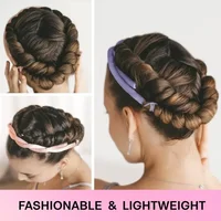 Tige à friser sans chaleur, bandeau, bigoudis doux, sans chaleur, boucles en soie paresseuses, bandeau de couchage, attaches, outils de coiffure 2