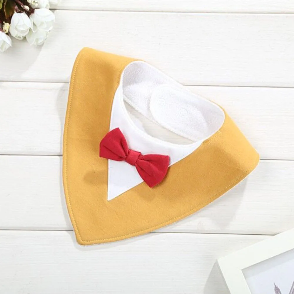 Baby Bib Feeding Bib Cotton Bib Set Cotton Bib Infant Apron Baby Kids Bibs Burp Boy Girls Newborn Feeding Waterproof Toddlers Soft Bow Burp Tie Stuff Cloth scarf children