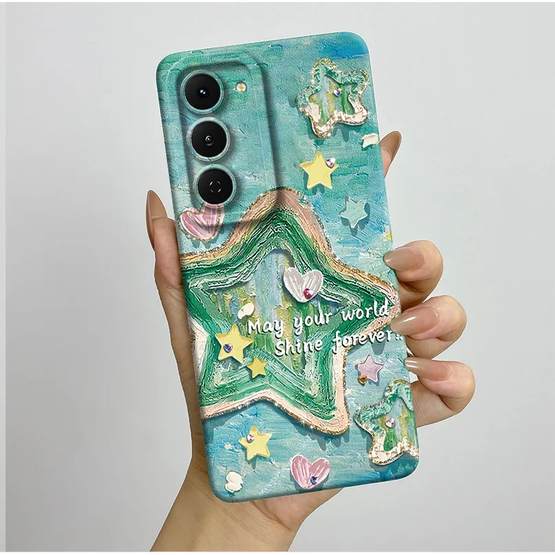 Aesthetic Flowers Slim Liquid Silicone Phone Case - Anti-Drop Protective Soft Cover
