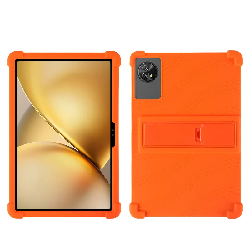 Kids-Friendly Soft Silicone Protective Tablet Case with Adjustable Stand