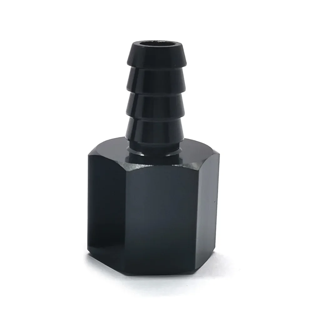 Straight Aluminum 6AN 8AN 10AN female Flare to 3/8 Barb Push Hose Barb Fitting Adapter
