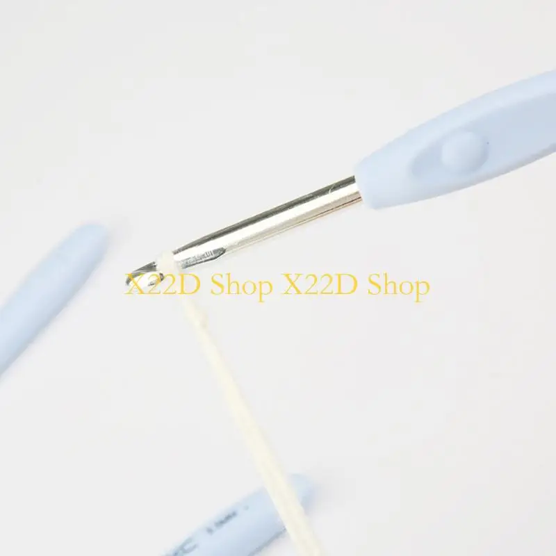 뜨개질을 하는 사람을 위한 X22D 크로셰 뜨개질 후크 세트 10 사이즈 크로셰 뜨개질 바늘 소프트 핸들 뜨개질 후크