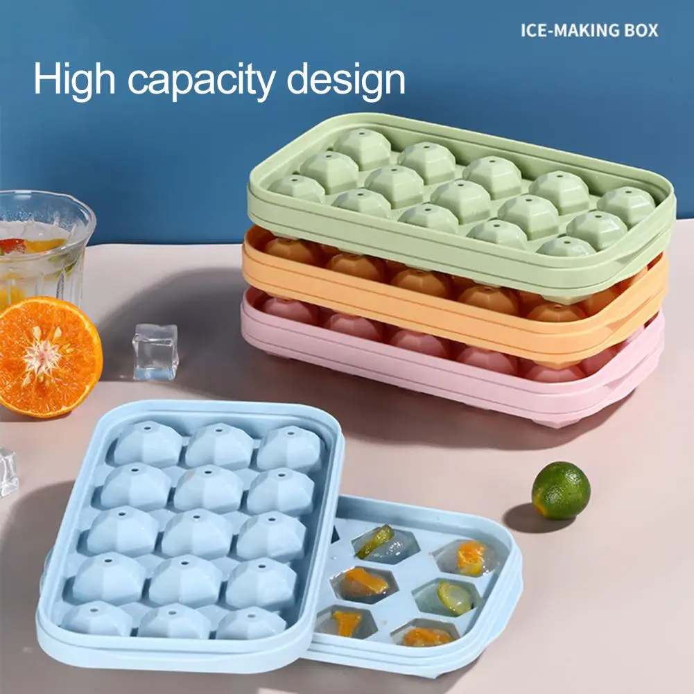 Reusable Silicone Ice Cube Tray Long Ice Trays For Freezer With Lid Ideal  For Sports Water Bottles Jugs Square Ice Cube Mould - AliExpress