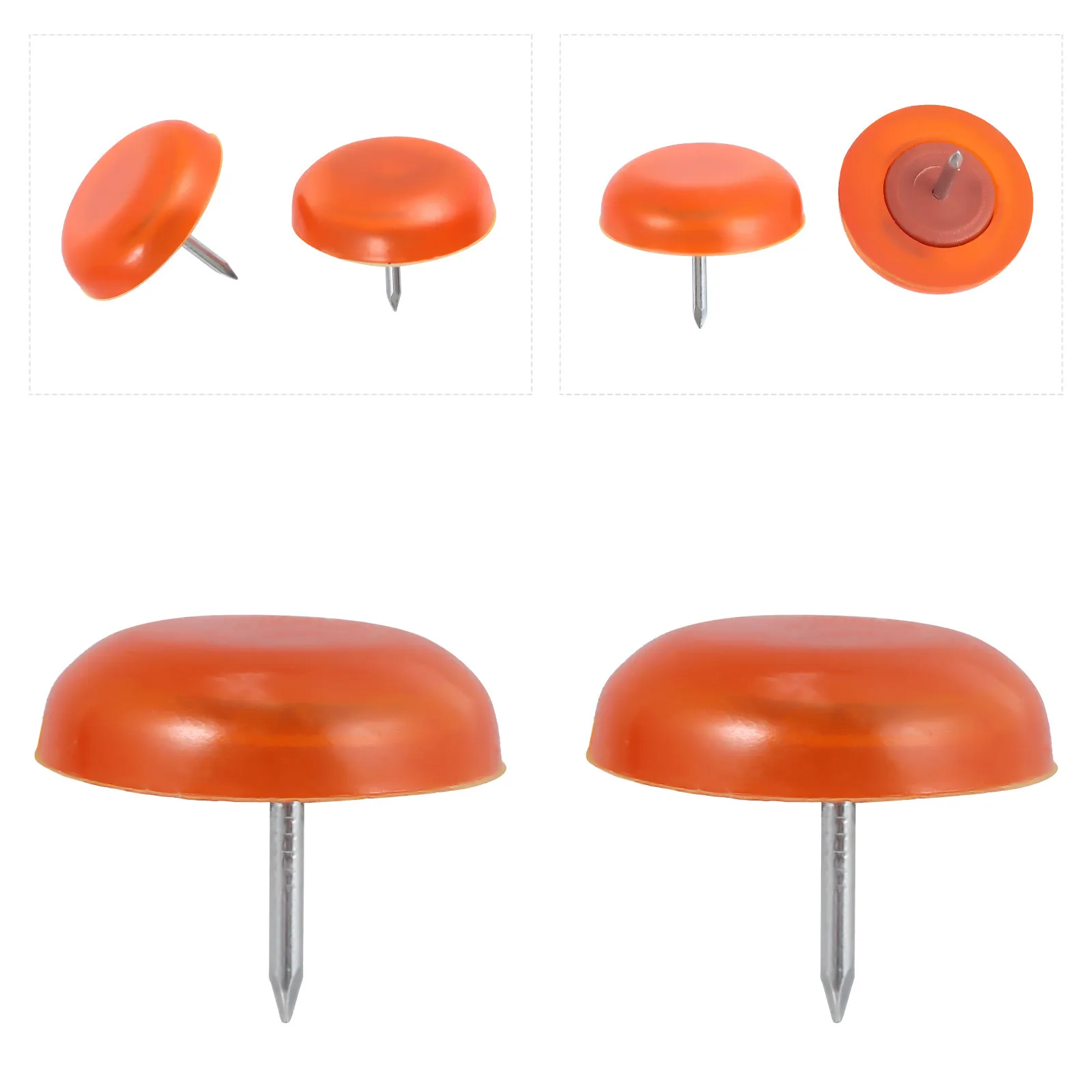 50Pcs 가구 다리 바닥 네일온 패드 소음 방지 미끄럼 방지 바닥 보호대 가구 타크 의자 테이블 글라이드