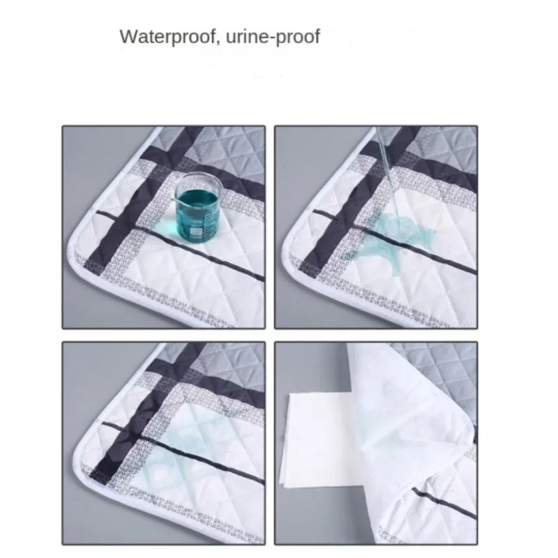 Waterproof Washable Mattress Urine Mat Elder Incontinence Pad Bed Protector Adult Diaper Nappy Beding Sheet Cloth Breathable 6
